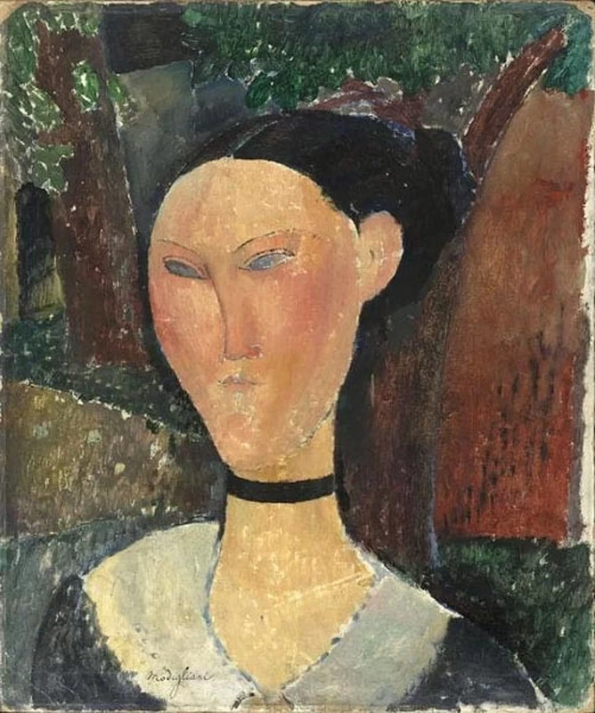Amedeo Modigliani - Donna con nastro di velluto, Musée de l'Orangerie, Parigi